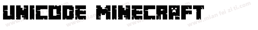 unicode minecraft字体转换